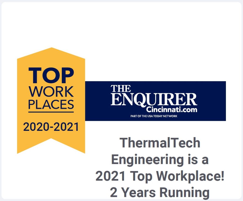 THE ENQUIRER NAMES THERMALTECH ENGINEERING A WINNER OF THE CINCINNATI